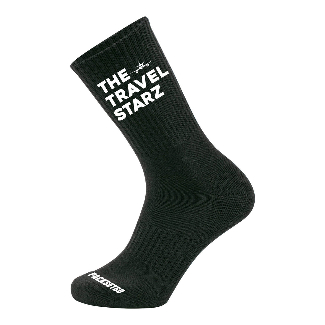 PACKSETGO SOCKS  WHITE/BLACK