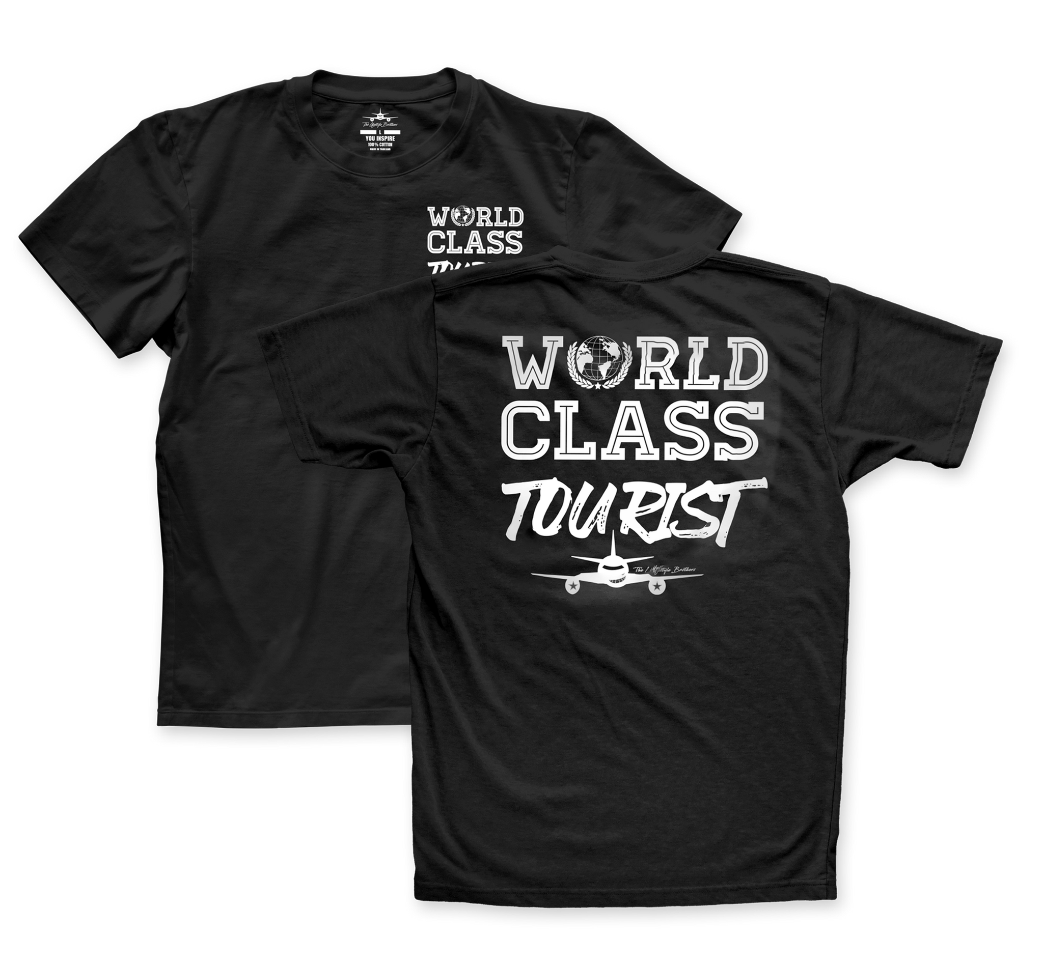 W.C.TOURIST TEE / INT'L BLACK