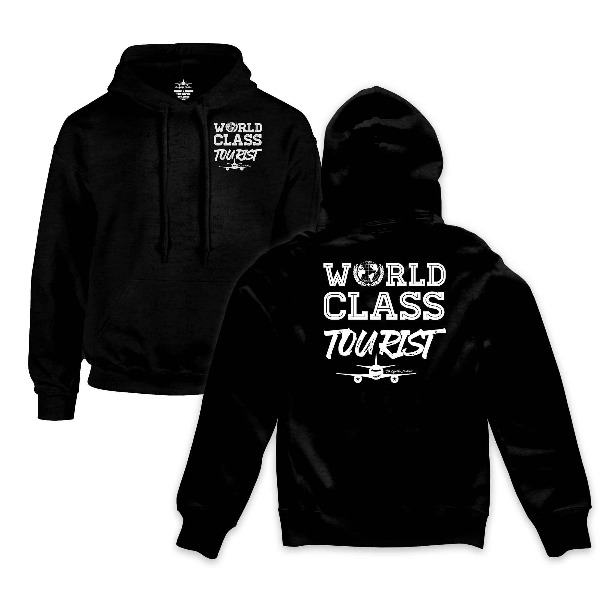 W.C.TOURIST HOODIE BLACK