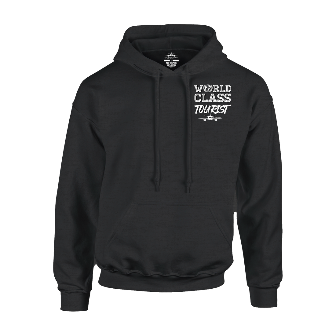 W.C.TOURIST HOODIE BLACK